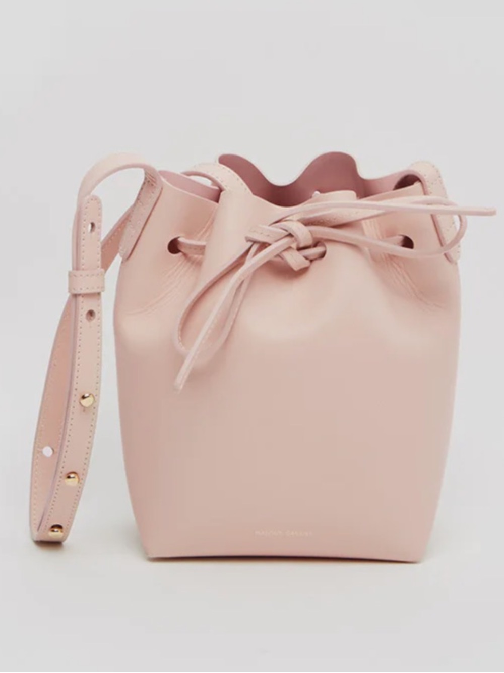 Mansur Gavriel Mini Bucket Bag in DAHLIA MSRP $595